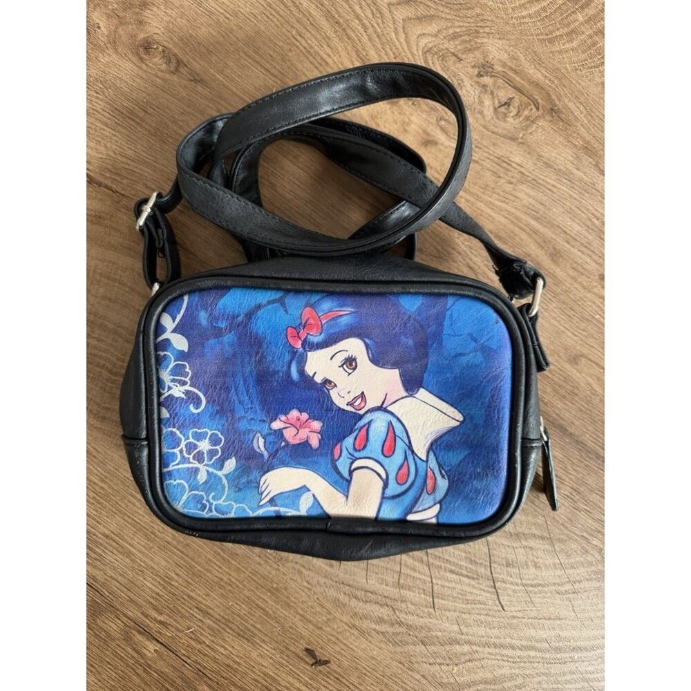 Disney Parks Boutique Snow White Blue & Black Crossbody Bag NWT